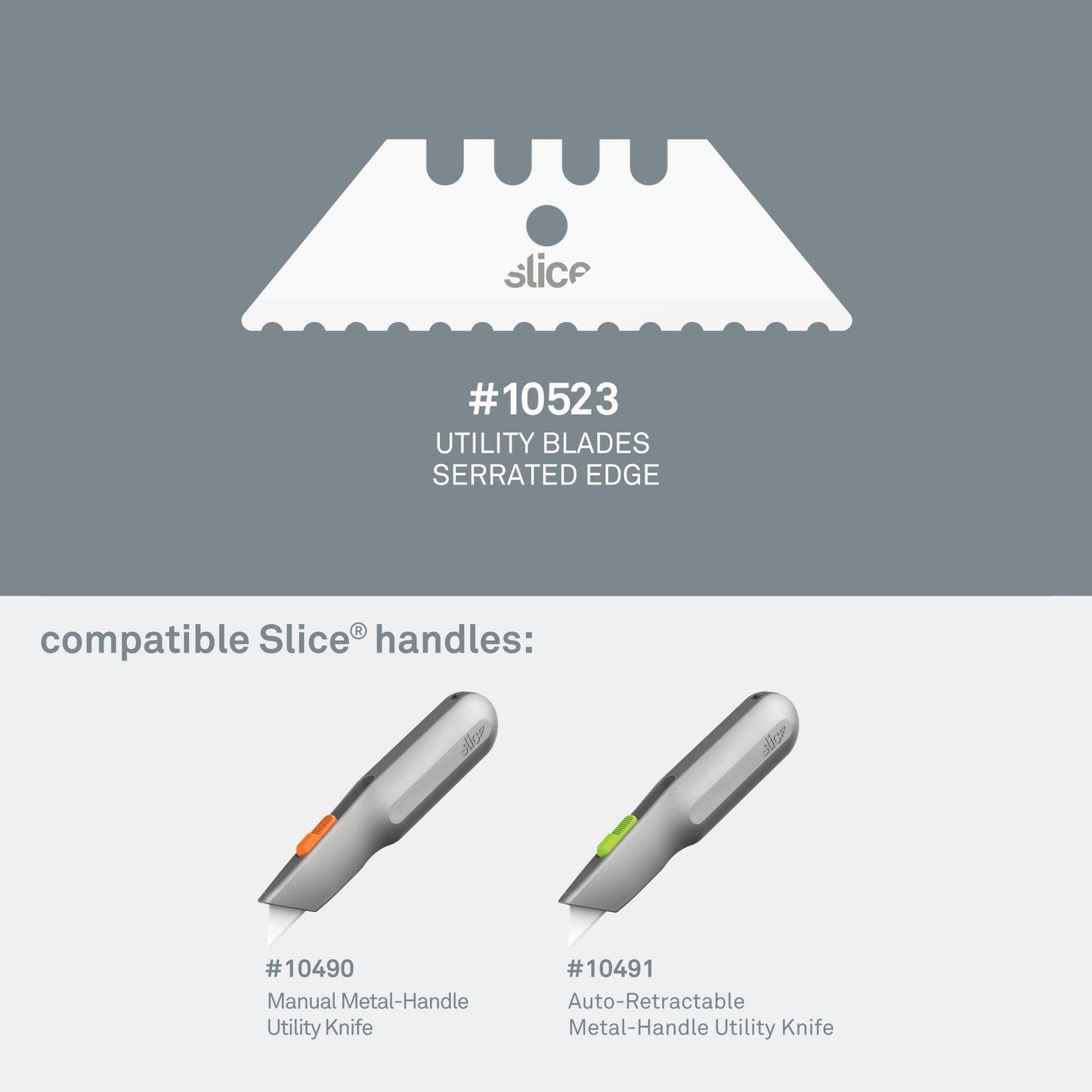 Additional Slice® Utility Blades (Serrated Edge)