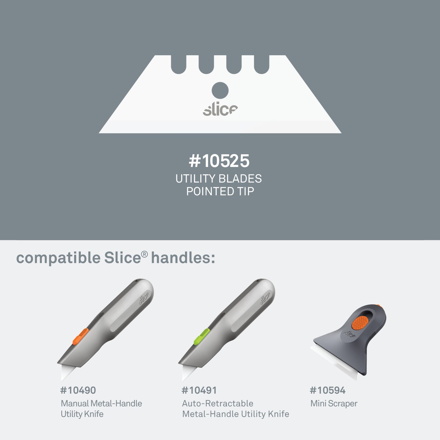 Additional Ceramic Blades (Utility Knife, Pointed Tip)
