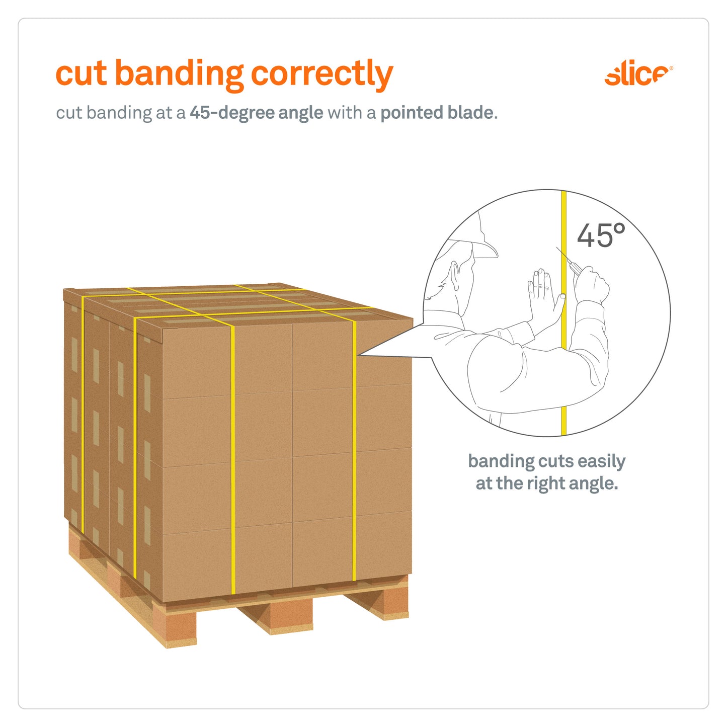 Slice® Manual Metal-Handle Utility Knife - Box of 6